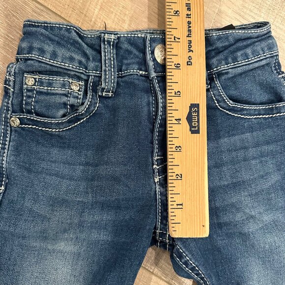 WIRED HEART GIRLS SIZE 6 ADJUSTABLE WAIST BOOTCUT JEANS - Picture 11 of 11